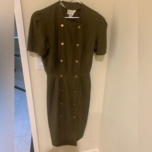 100% silk vintage dress